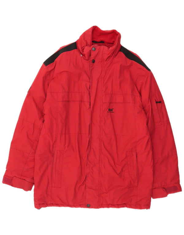 Helly Hansen Ανδρικό τζάκετ αντιανεμικό UK 40 μεγάλο κόκκινο χρώμα βαμβακερό