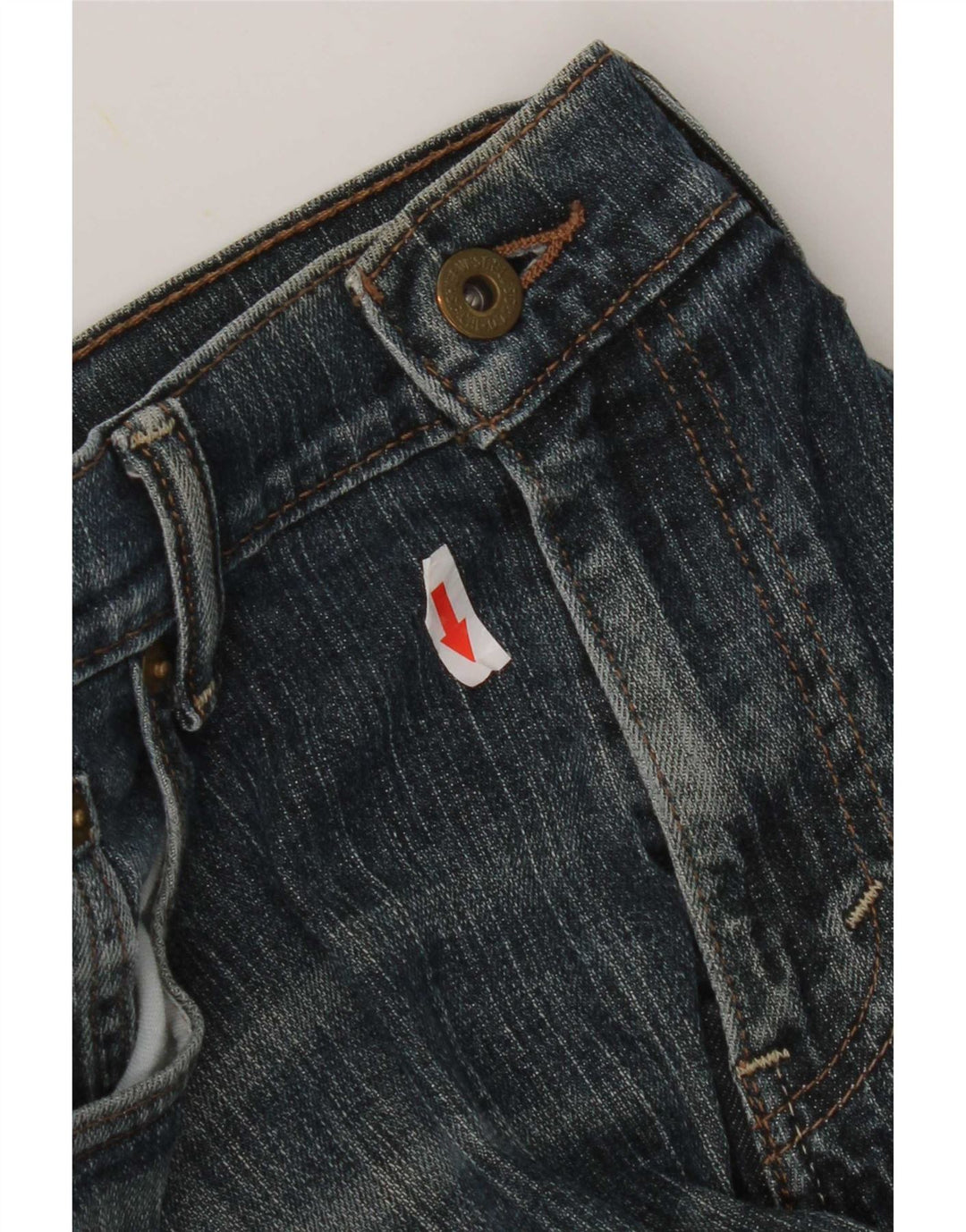Levi's Mens 514 Straight Jeans W32 L34 Blue Cotton