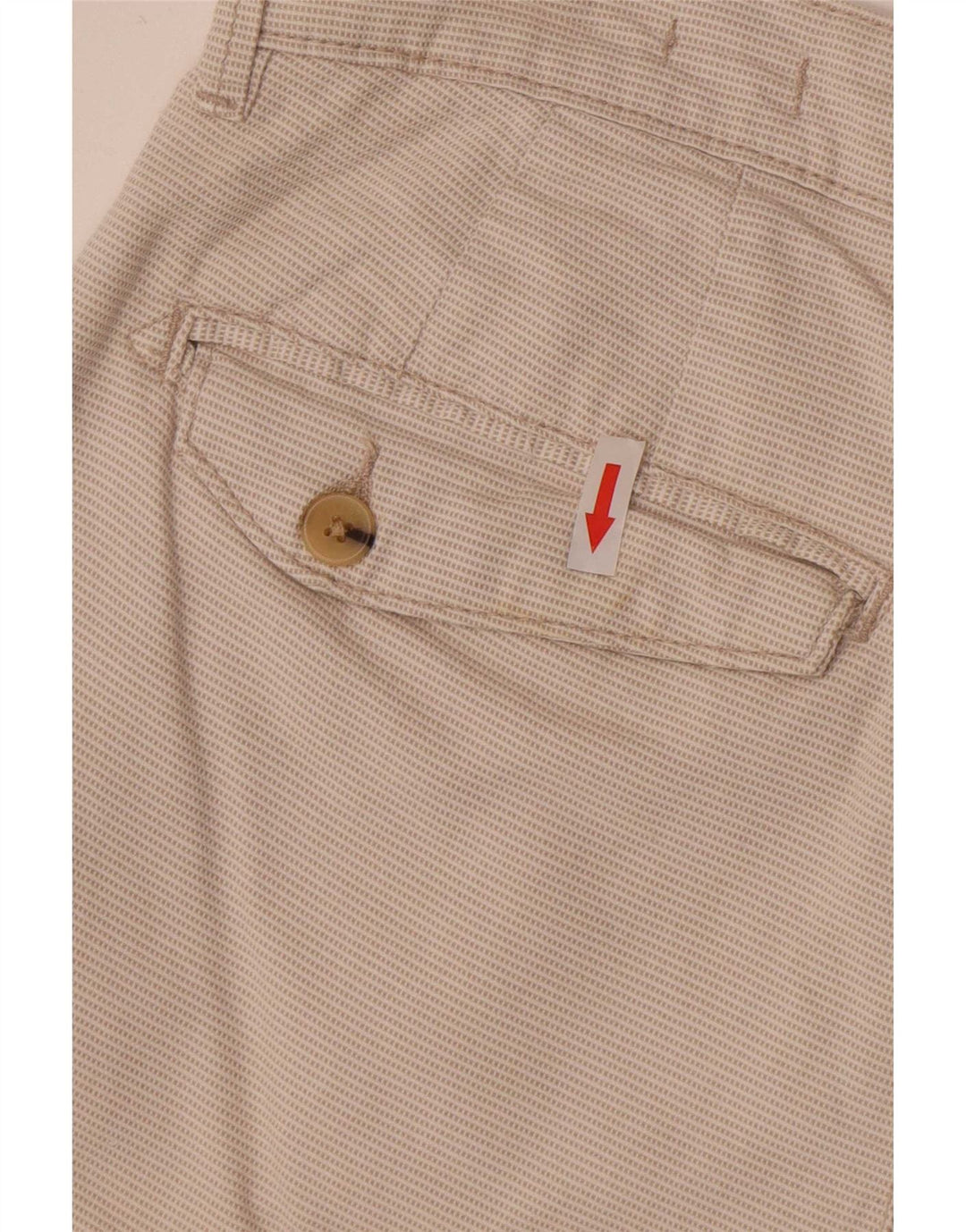Zara Ανδρικό σορτς Chino Sunset EU 40 Medium W31 Off White Check