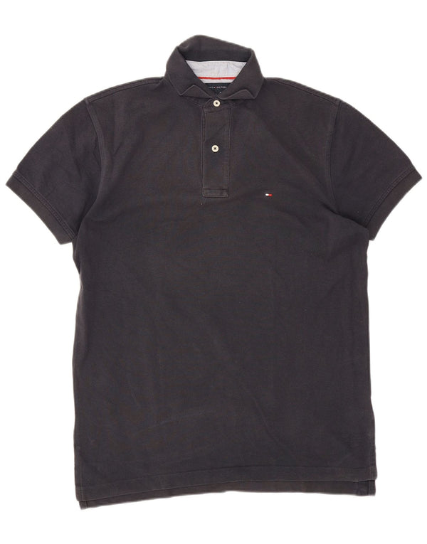 Tommy Hilfiger Ανδρικό πουκάμισο Polo Μικρό Navy Blue από βαμβάκι