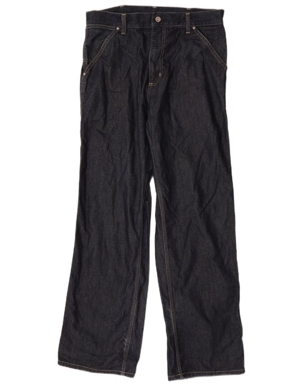 Ανδρικό τζιν Carhartt Cargo Straight W30 L32 Navy Blue Cotton