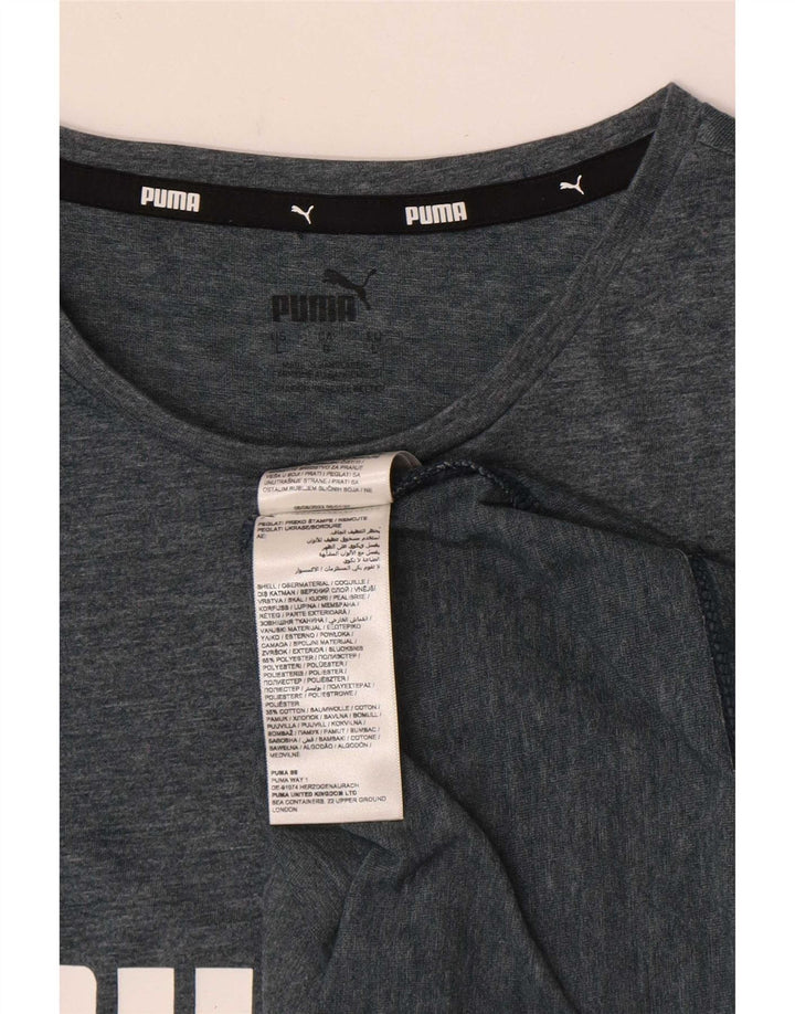 Ανδρικό γραφικό T-Shirt Puma Top Large Grey Polyester