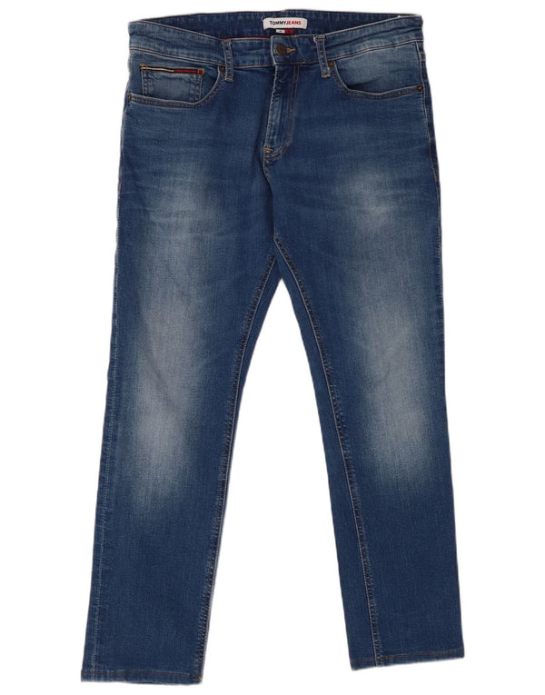 TOMMY HILFIGER Ανδρικό Scanton Slim Jeans W34 L27 Μπλε βαμβακερό