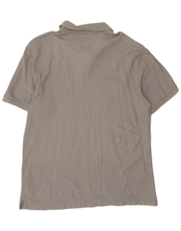 Tommy Hilfiger Ανδρικό πουκάμισο Polo Slim Fit 2XL Γκρι βαμβακερό