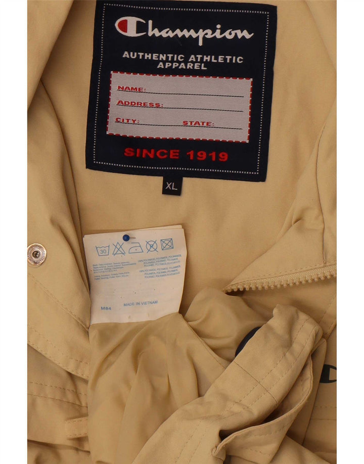 Champion Mens Utility Jacket UK 42 XL Beige Polyamide