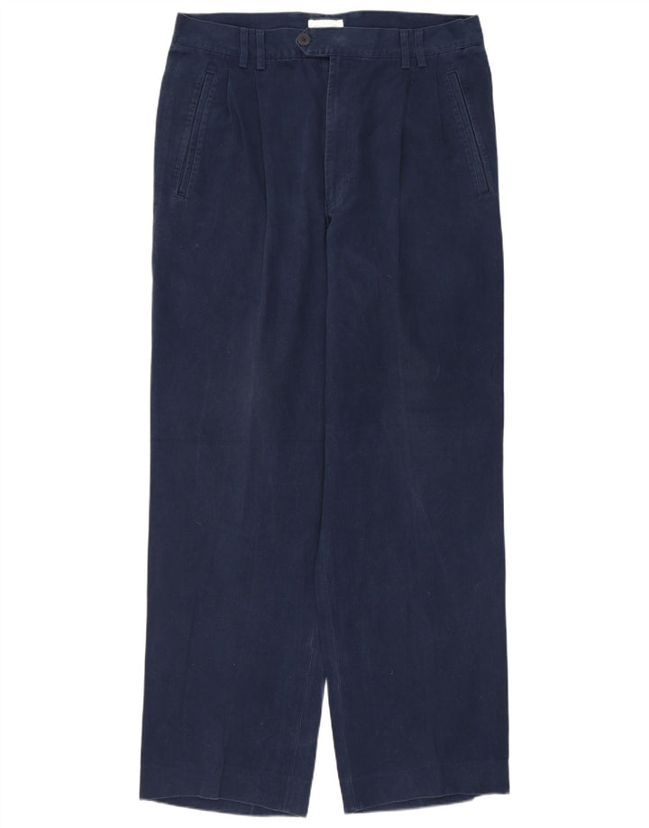 MISSONI Ανδρικό παντελόνι με καρφίτσα IT 48 Medium W30 L30 Navy Blue Cotton