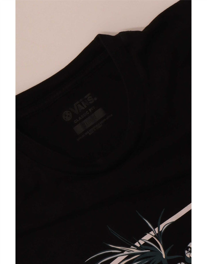 Ανδρικό T-Shirt Vans Classic Fit Top Μεσαίο μαύρο βαμβακερό