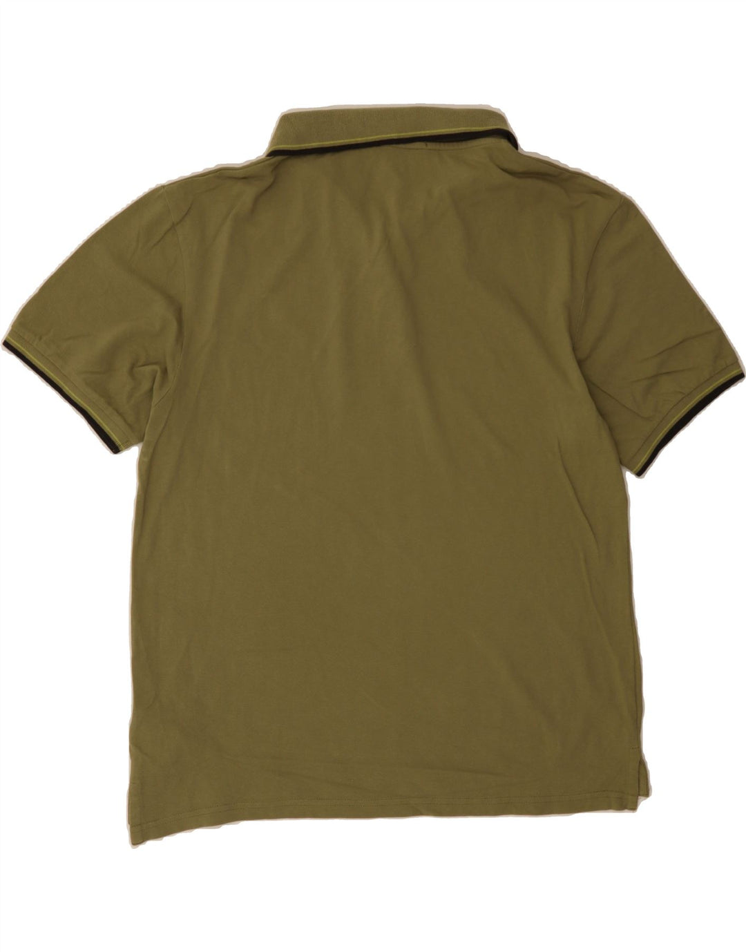 TRUSSARDI Mens Polo Shirt 2XL Green Acetate Vintage Trussardi and Second-Hand Trussardi from Messina Hembry 