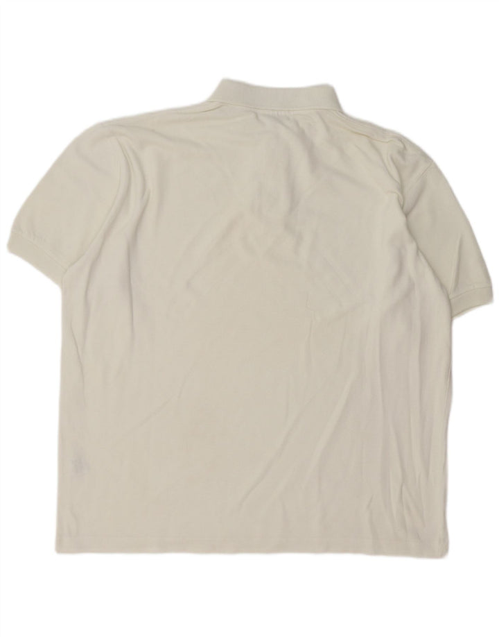Ellesse Ανδρικό Πόλο Μπλουζάκι XL Λευκό βαμβακερό