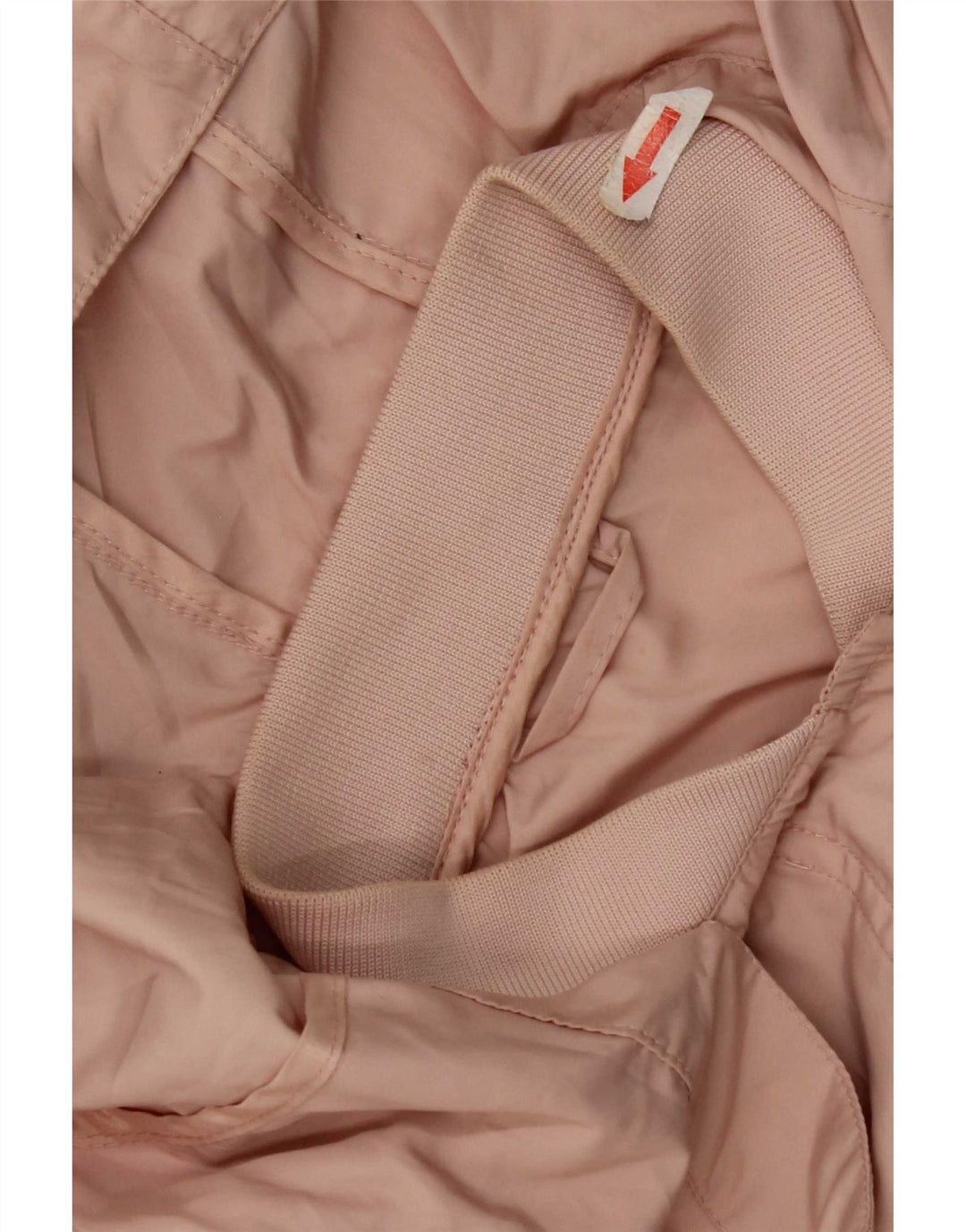 Zara Γυναικείο μπουφάν βροχής με κουκούλα UK 14 Medium Pink Polyester