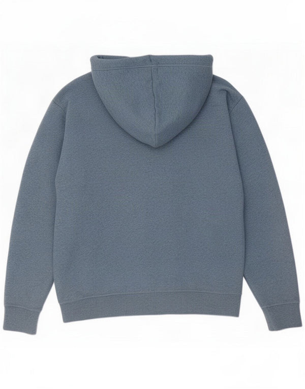 Superdry Ανδρικό πουλόβερ με φερμουάρ κουκούλα 2XL μπλε βαμβακερό