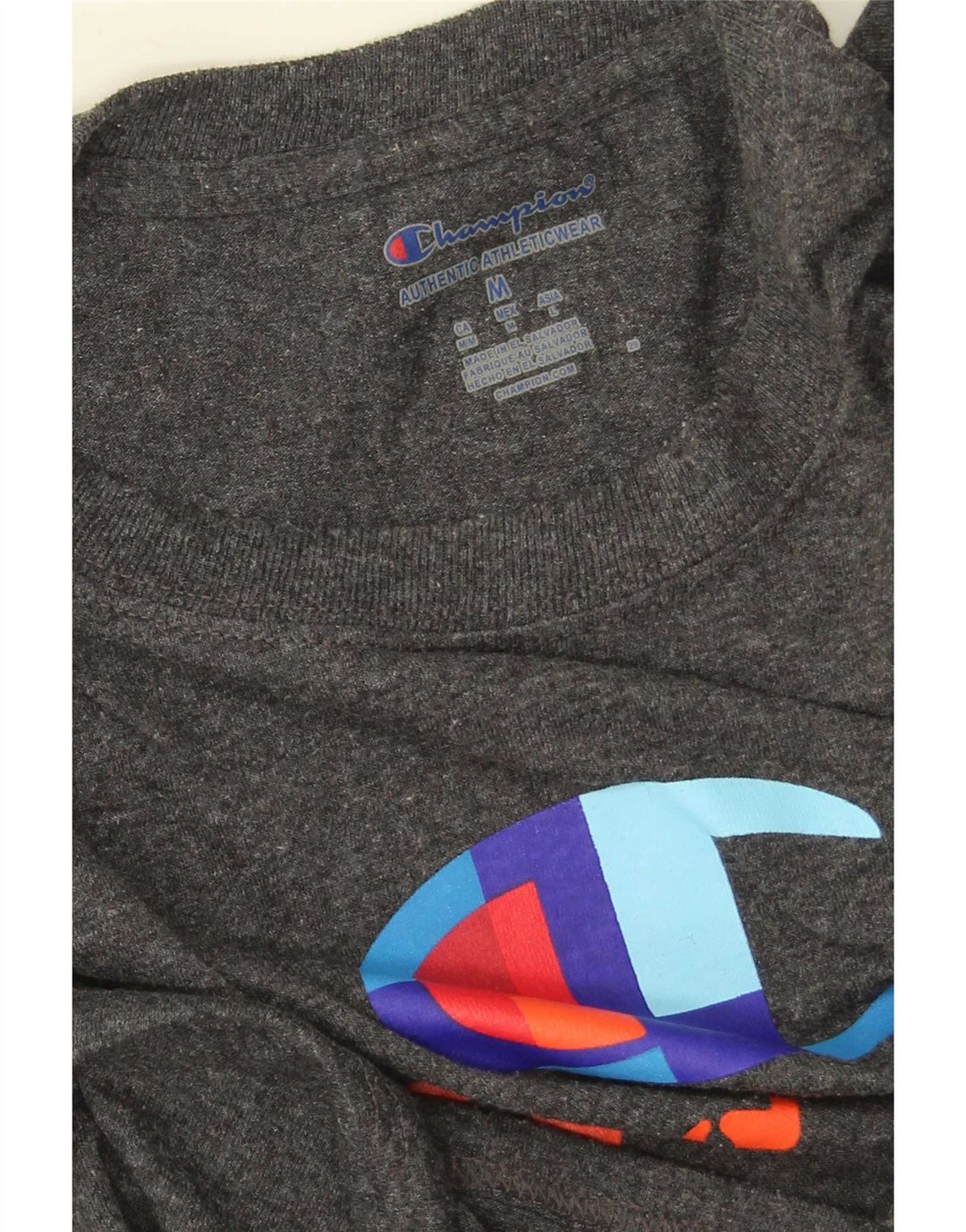 Ανδρικό T-Shirt Champion Graphic Top Medium Grey