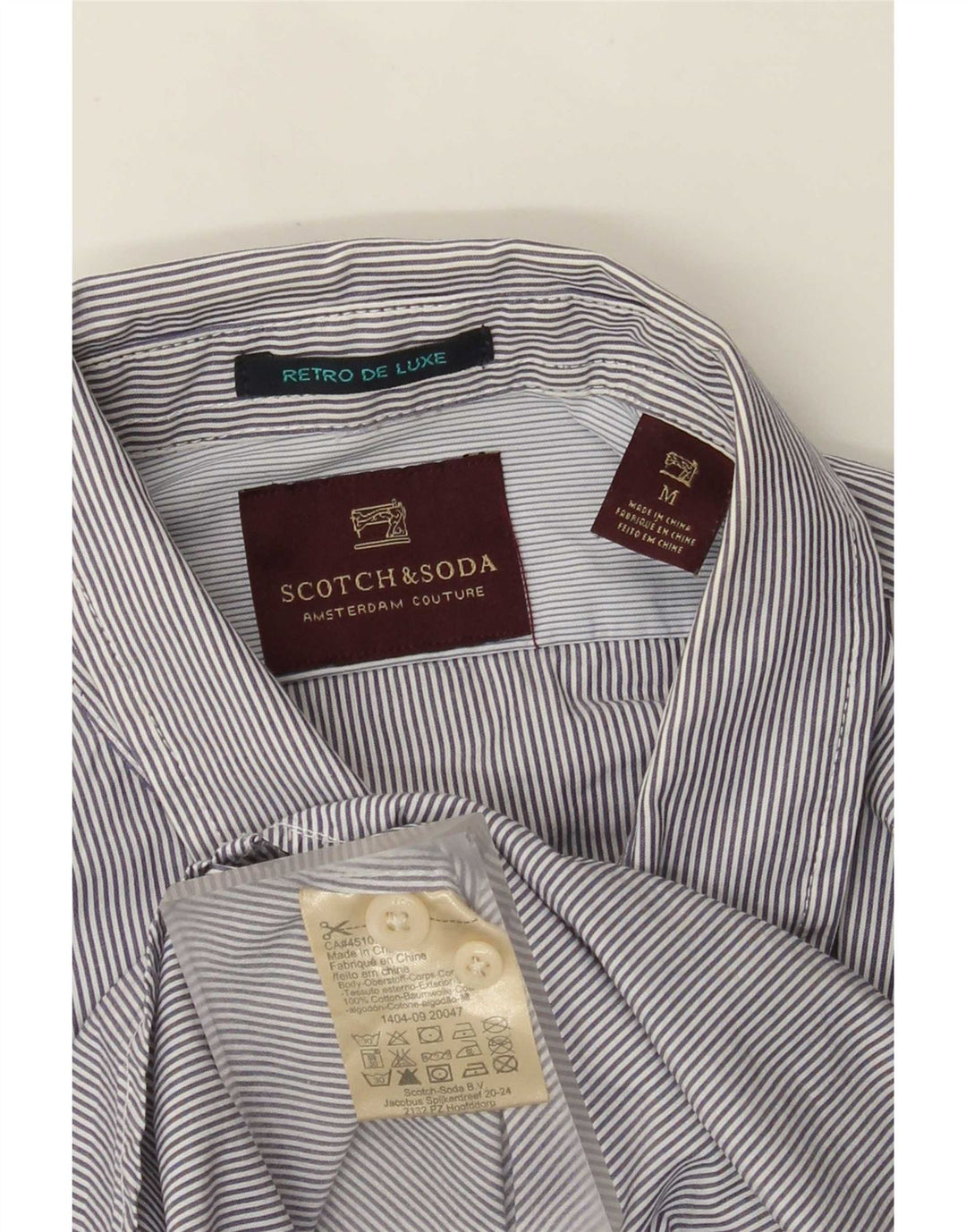 Ανδρικό πουκάμισο Scotch & Soda, Βαμβακερό, μεσαίο μπλε ναυτικό