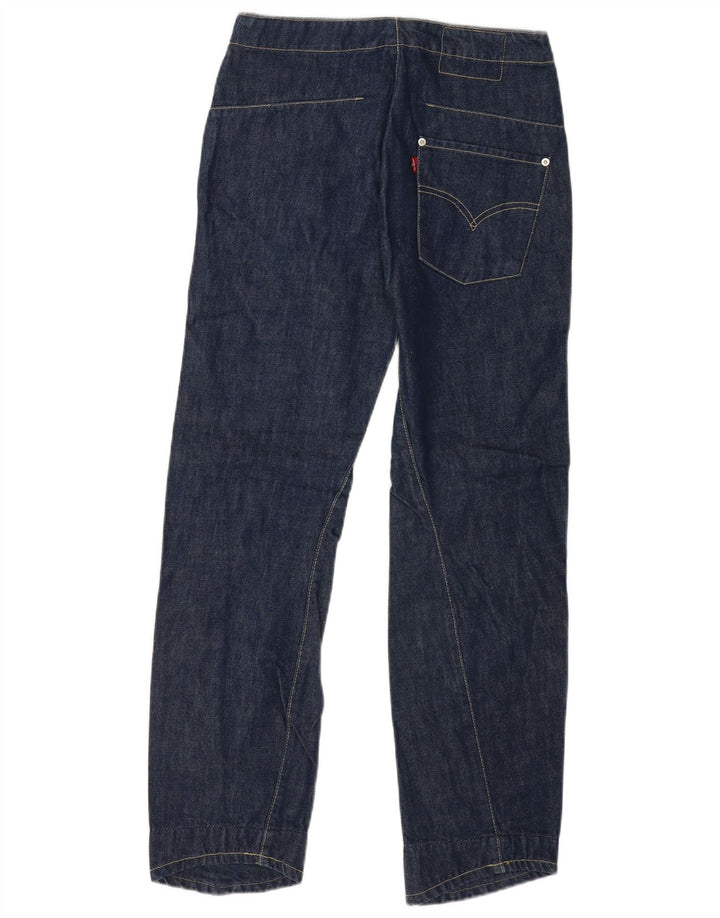 Ανδρικό τζιν Levi's Straight W29 L32 Navy Blue Cotton