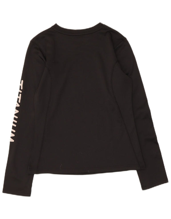 Columbia Γυναικείο Μπλουζ από Titanium Graphic Μακρυμάνικο UK 10 Small Black