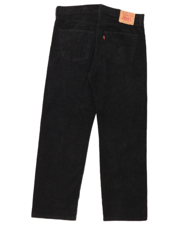 Ανδρικό παντελόνι Levi's 551 Straight Corduroy W38 L31 Μαύρο