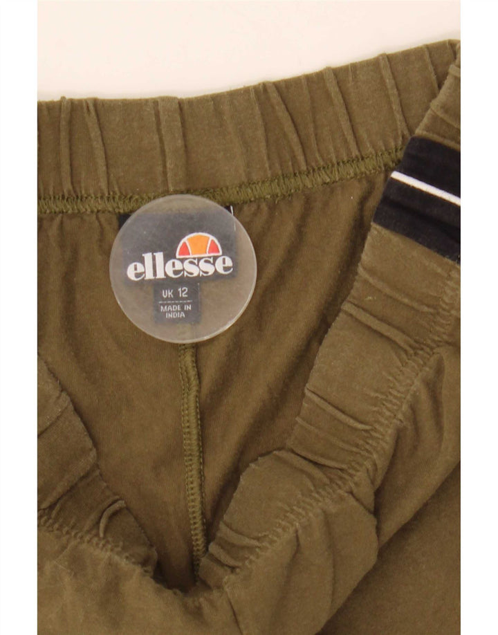 Γυναικείο κολάν Ellesse UK 12 Medium Khaki Colourblock Βαμβακερό