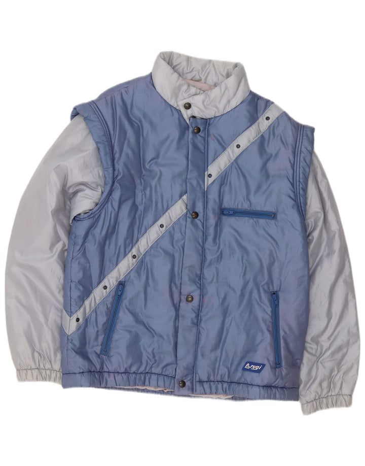Ανδρικό μπουφάν Brugi Windbreaker IT 52 XL Blue Colourblock Polyester