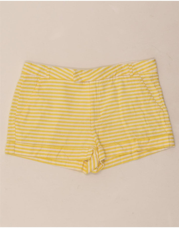 Zara Γυναικείο Hot Παντελόνι Small W26 Yellow Pinstripe Viscose
