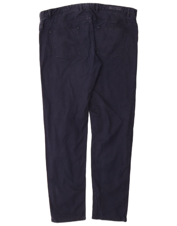 MASSIMO DUTTI Ανδρικό Slim Fit Casual Παντελόνι EU 48 XL W38 L32 Navy Blue