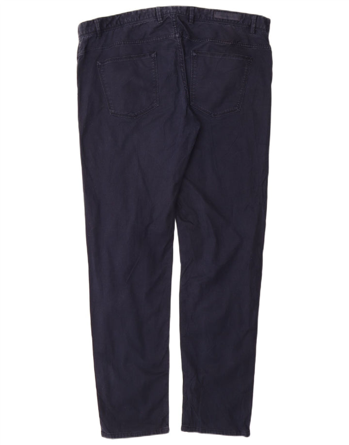 MASSIMO DUTTI Ανδρικό Slim Fit Casual Παντελόνι EU 48 XL W38 L32 Navy Blue