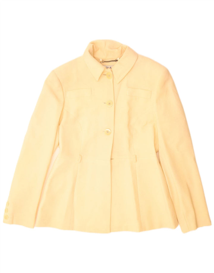 Karen Millen Γυναικείο σακάκι 3 κουμπιών UK 14 Medium Beige Νέο μαλλί