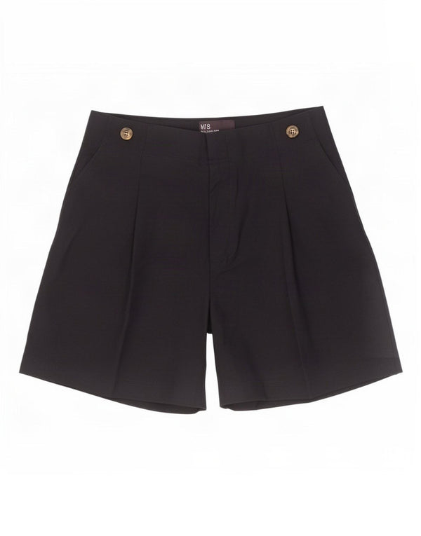 Marks & Spencer Γυναικείο φαρδύ σορτς Chino UK 14 Large W32 Navy Blue