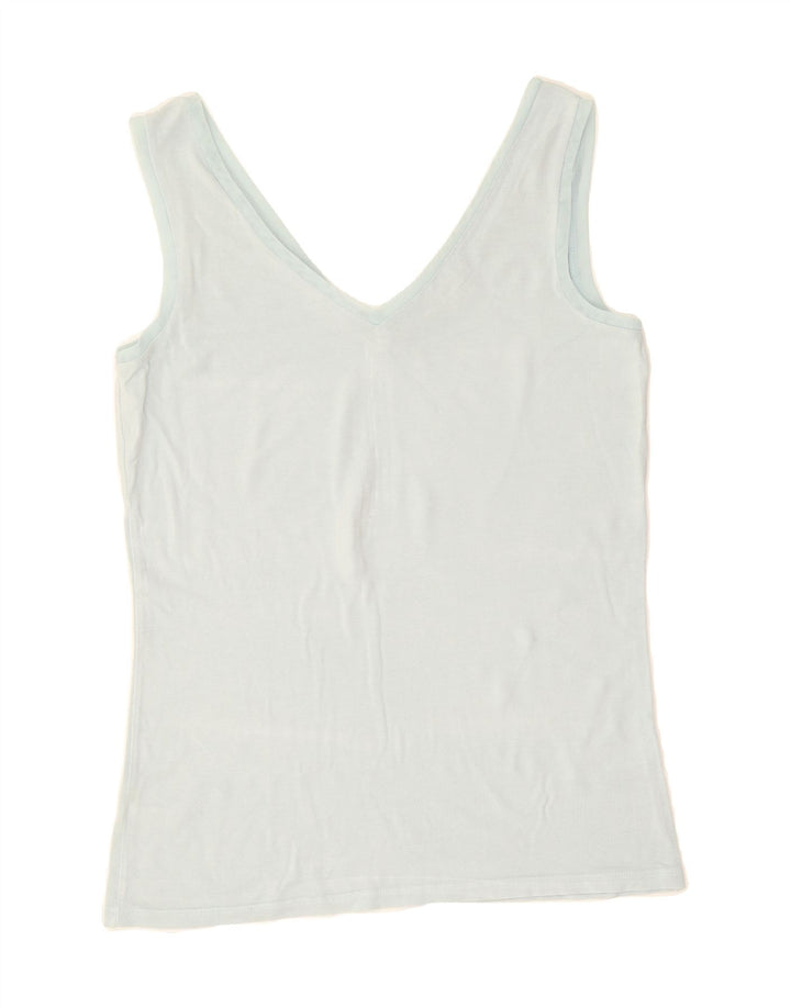 REISS Womens Vest Top UK 10 Small Blue Viscose Vintage Reiss and Second-Hand Reiss from Messina Hembry 