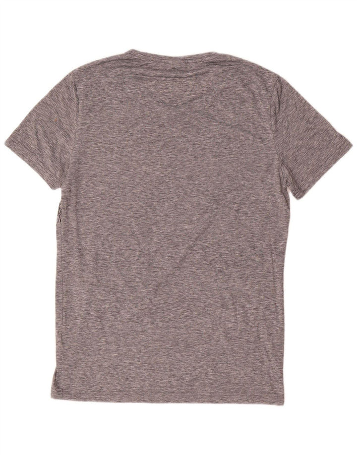 Ανδρικό T-Shirt Hugo Boss Top Medium Grey Geometric Polyester