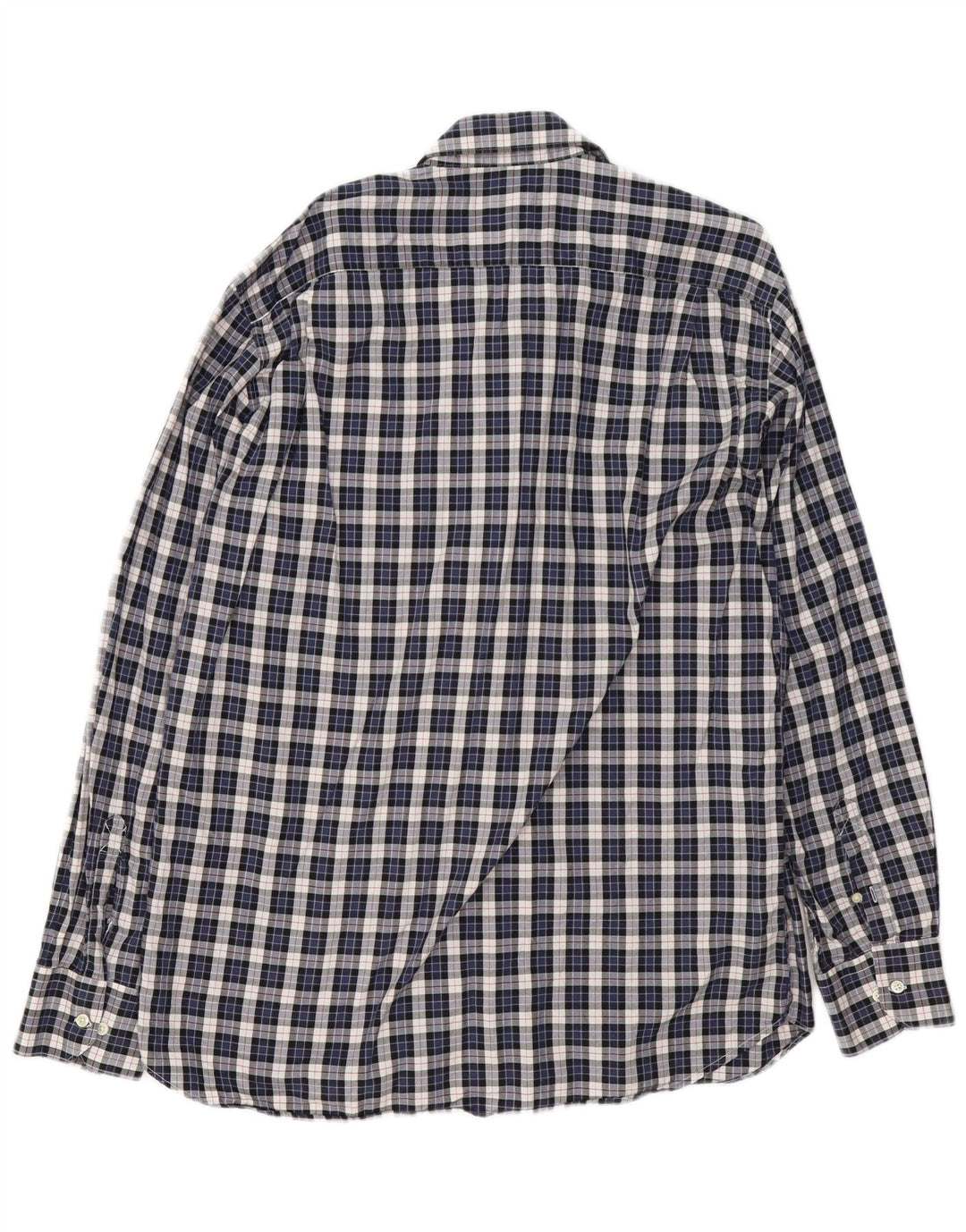 Ανδρικό φανελένιο πουκάμισο Barbour XL Navy Blue Check Cotton