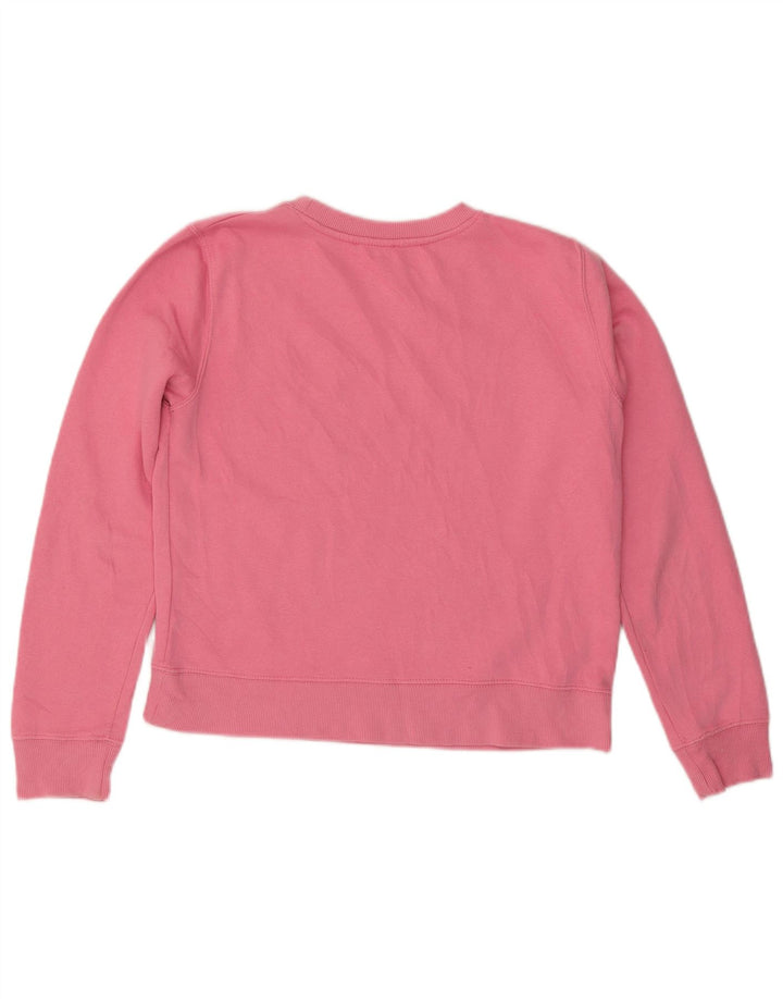 Γυναικείο γραφικό φούτερ ZARA Jumper UK 14 Μεσαίο Ροζ Βαμβακερό