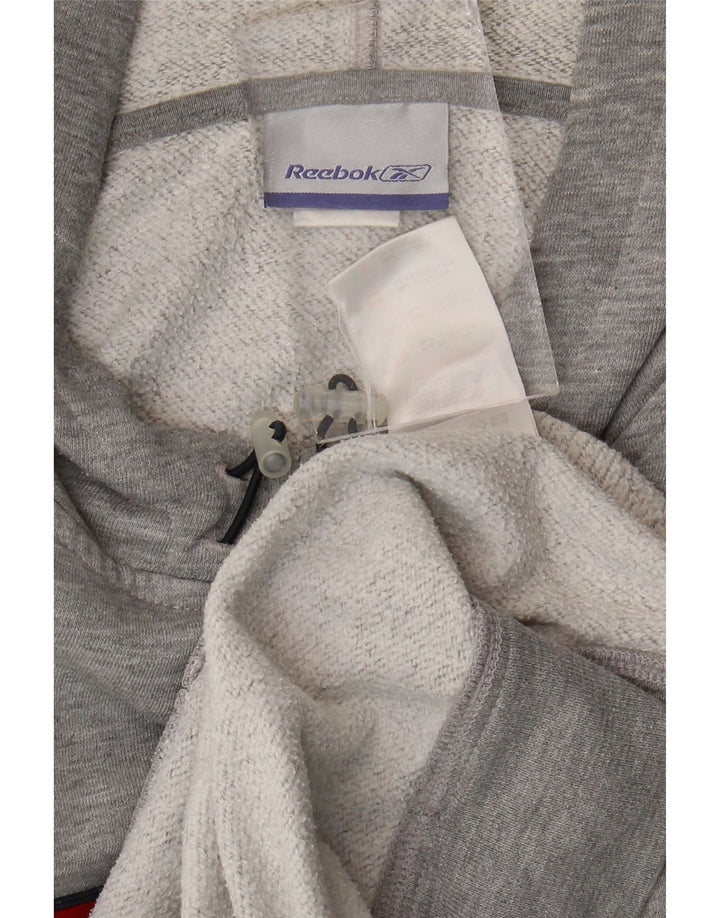 Ανδρικά Reebok Graphic Hoodie Jumper XL Grey Flecked Polyester