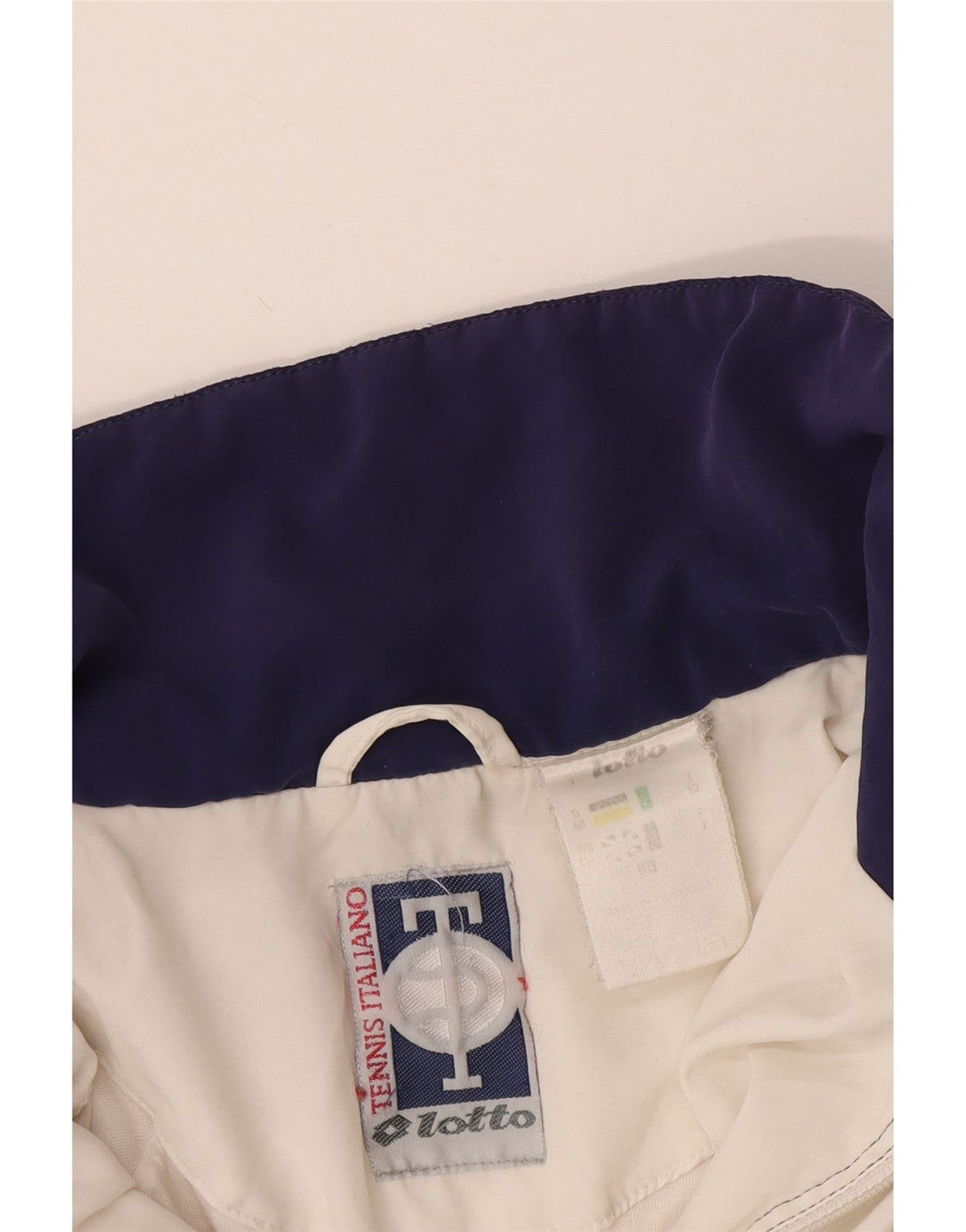 Ανδρική φόρμα LOTTO Top Jacket IT 50 Medium White Colourblock