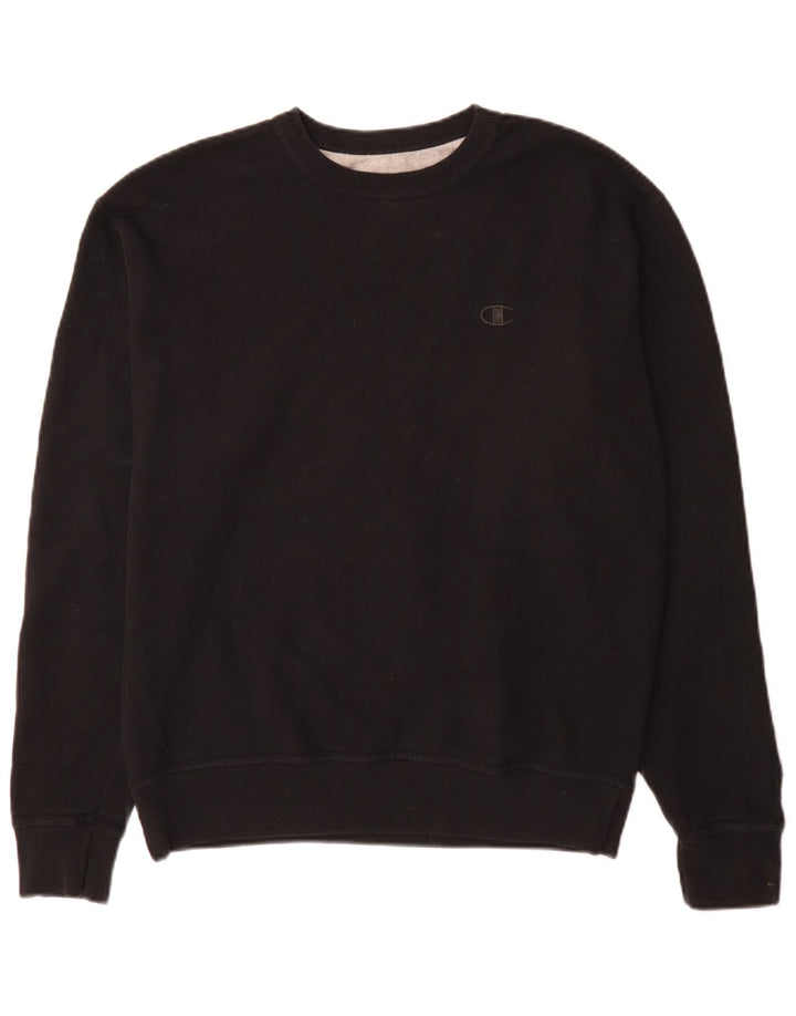 Ανδρική φούτερ Champion Jumper Μεσαίο μαύρο βαμβακερό