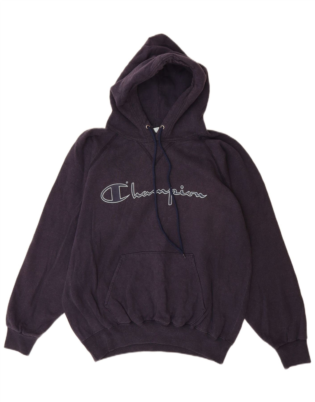 Ανδρικό Champion Graphic Hoodie Jumper Medium Navy Blue Cotton
