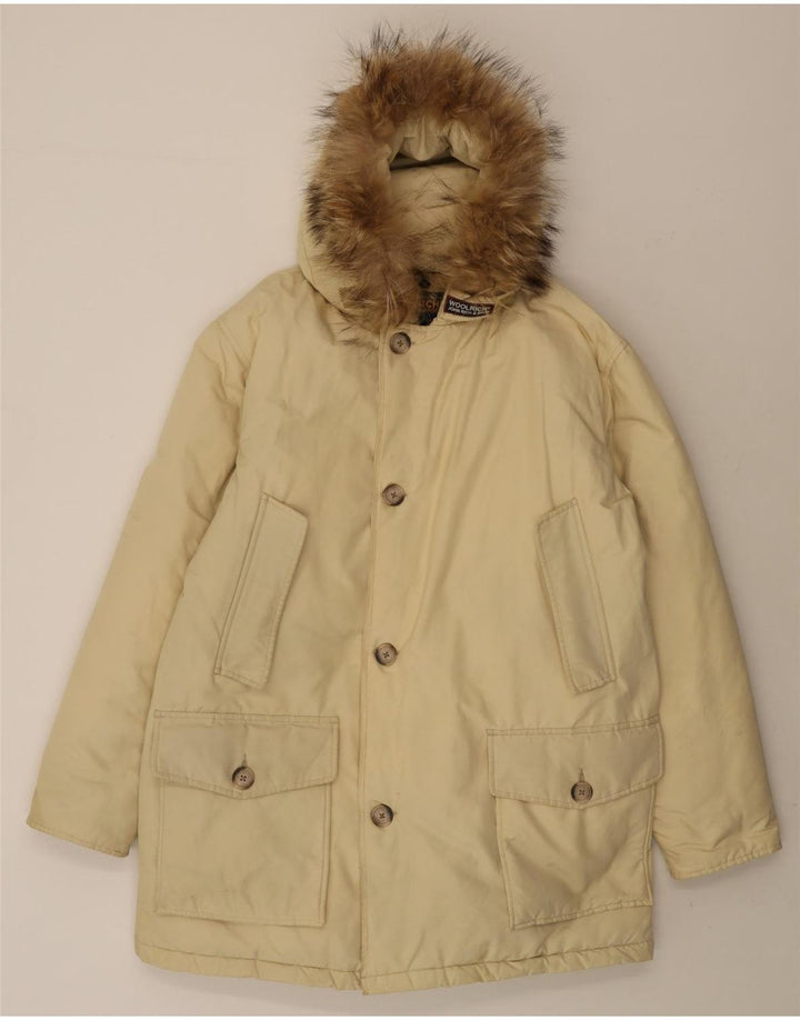 Woolrich Ανδρικό μπουφάν Parka με κουκούλα UK 38 Medium Beige