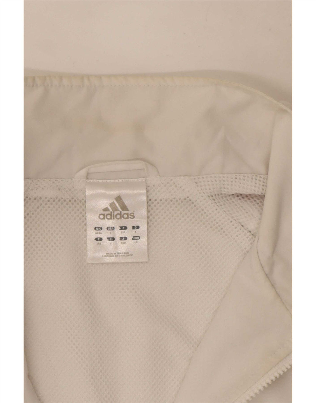 Ανδρική φόρμα Adidas Top Jacket UK 44/46 Large White Colourblock Polyester