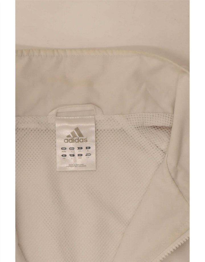 Ανδρική φόρμα Adidas Top Jacket UK 44/46 Large White Colourblock Polyester