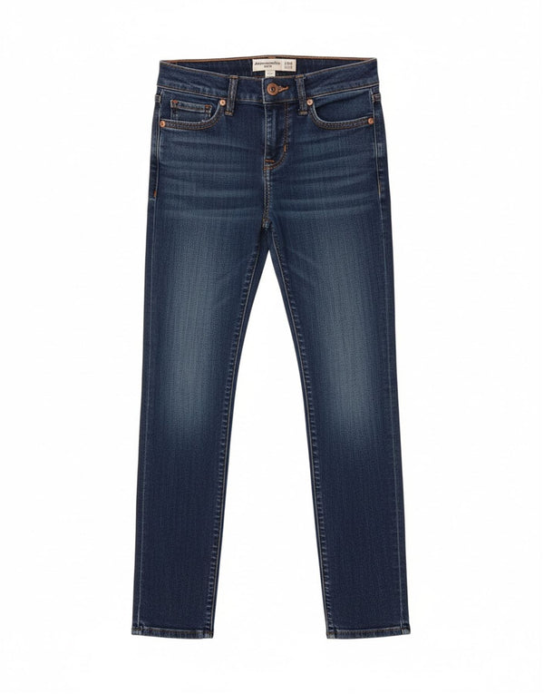 ABERCROMBIE & FITCH Boys Super Skinny Jeans 11-12 ετών W24 L26 Blue