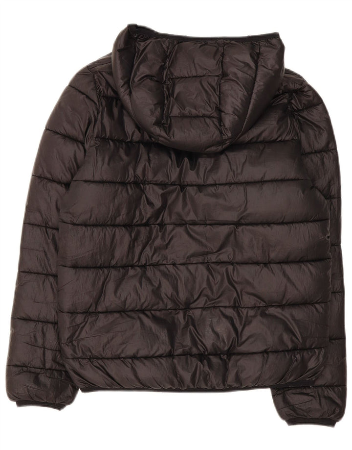Champion Boys Hooded Jacket 13-14 Years XL Black Polyester