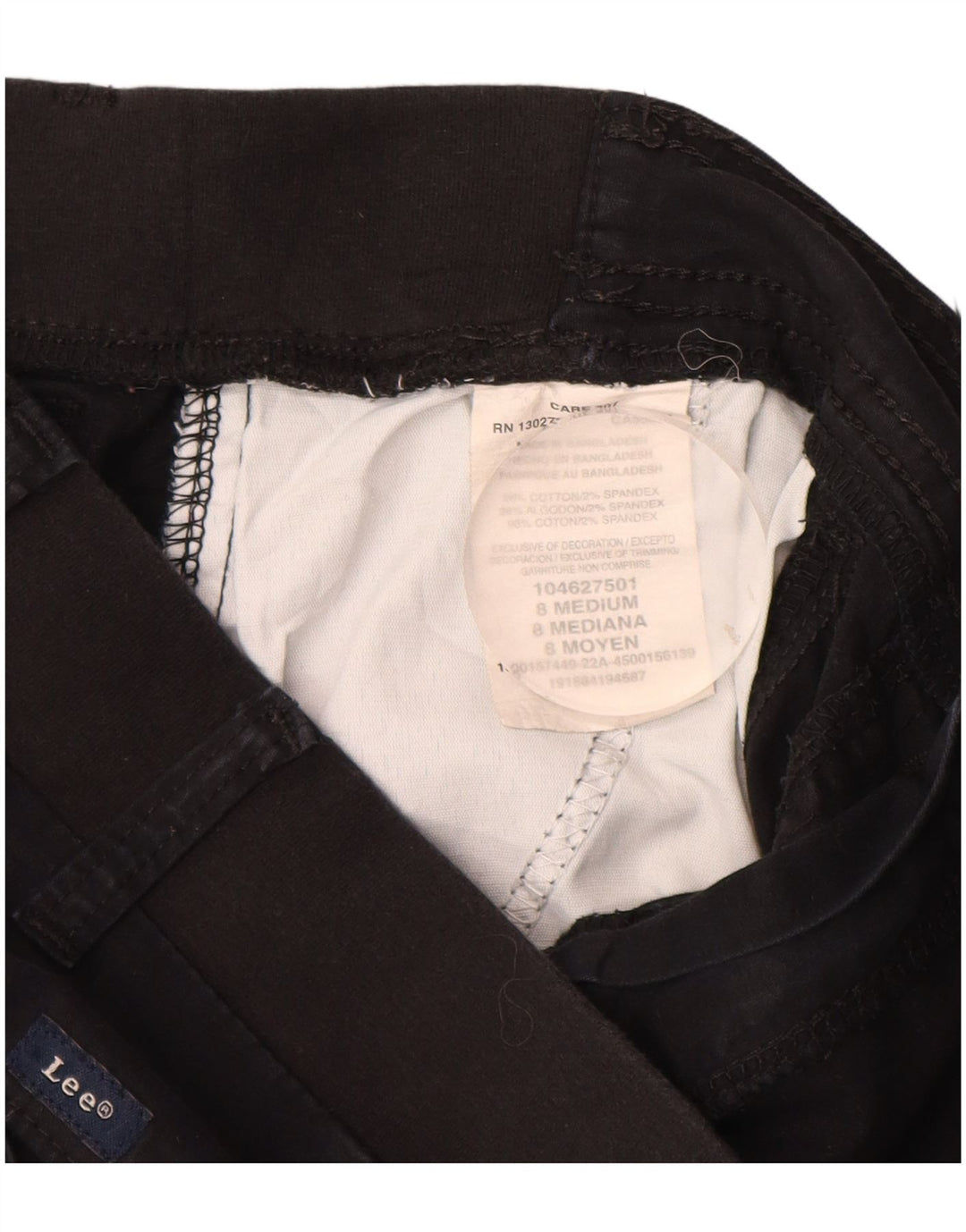 Lee Γυναικείο Σορτς Cargo με Χαλαρή Εφαρμογή 8 μεσαίου μεγέθους W30 μαύρο βαμβακερό