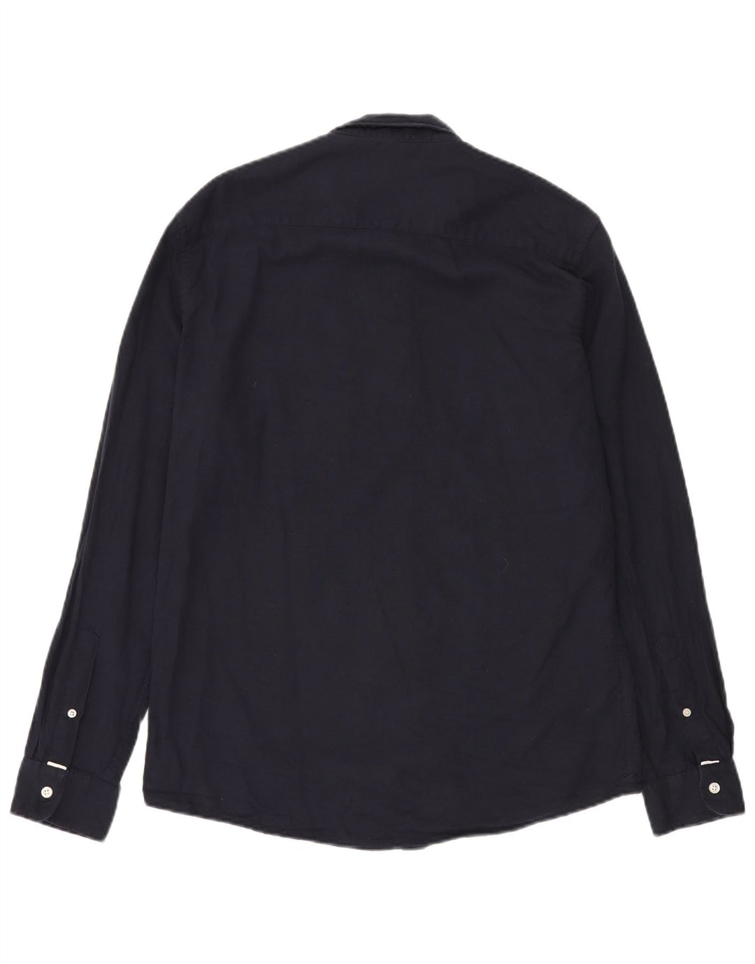 ΓΑΛΛΙΚΗ ΣΥΝΔΕΣΗ Ανδρικό πουκάμισο Slim Fit Large Navy Blue από βαμβάκι