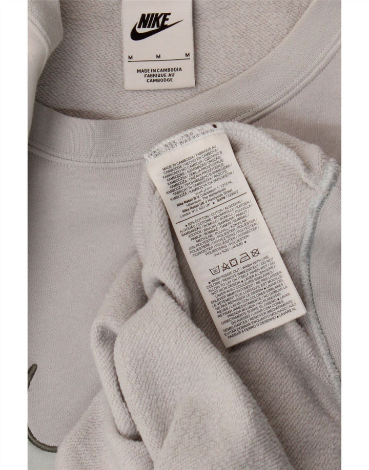 Γυναικείο γραφικό φούτερ Nike Jumper UK 14 Μεσαίο γκρι βαμβακερό