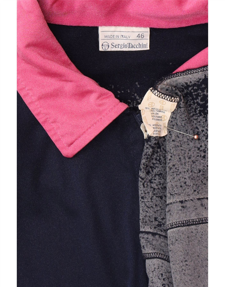 SERGIO TACCHINI Ανδρική φόρμα γυμναστικής γραφική φόρμα μπουφάν Small Navy Blue