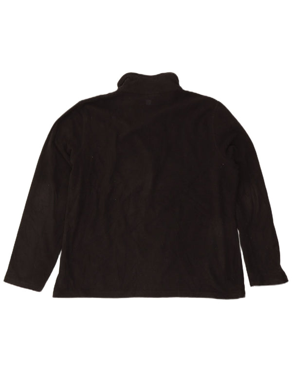 Mountain Warehouse Ανδρικό φερμουάρ Fleece Jumper XL Μαύρο πολυεστέρα