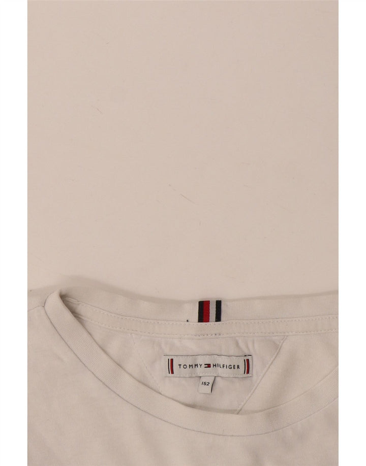 Tommy Hilfiger Boys Graphic Top Μακρυμάνικο 11-12 ετών Λευκό