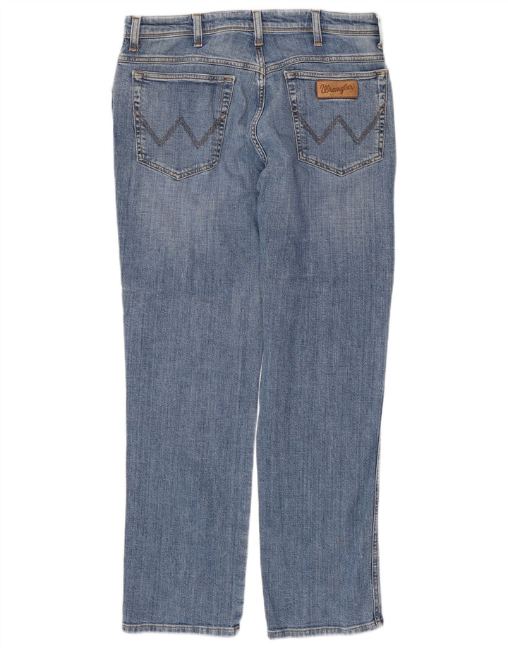 WRANGLER Ανδρικό Texas Straight Jeans W34 L32 Μπλε βαμβακερό