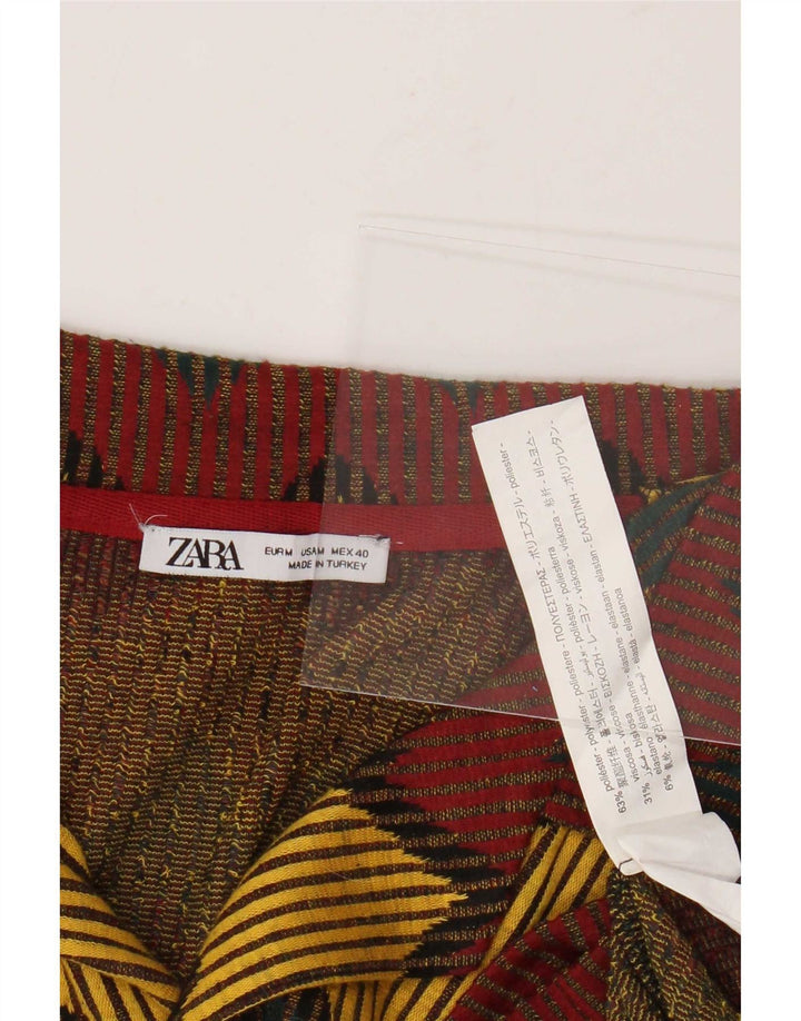Ανδρικό κοντομάνικο πουκάμισο Zara, μεσαίο πολύχρωμο Chevron Polyester
