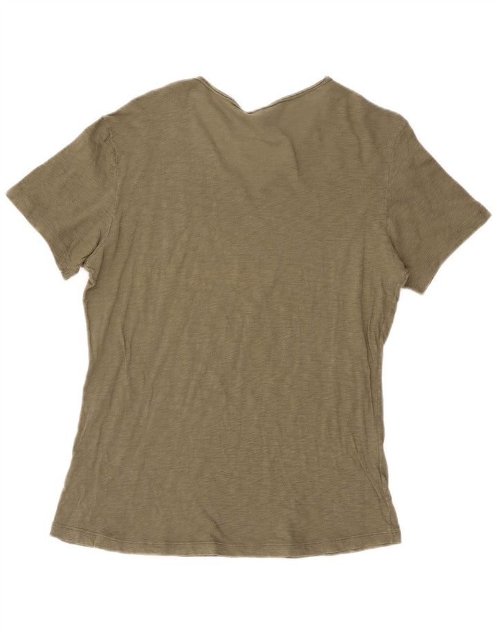 BENETTON Γυναικείο T-Shirt Top UK 16 Large Khaki