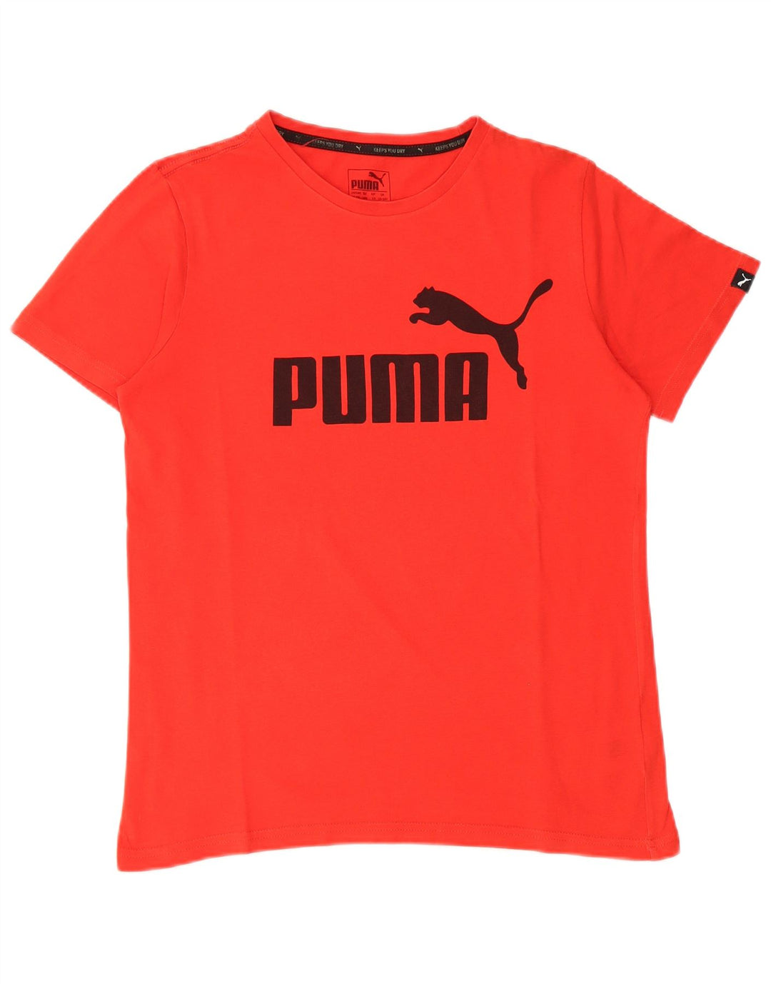 Γραφικό T-Shirt PUMA Boys Top 13-14 ετών Κόκκινο βαμβακερό